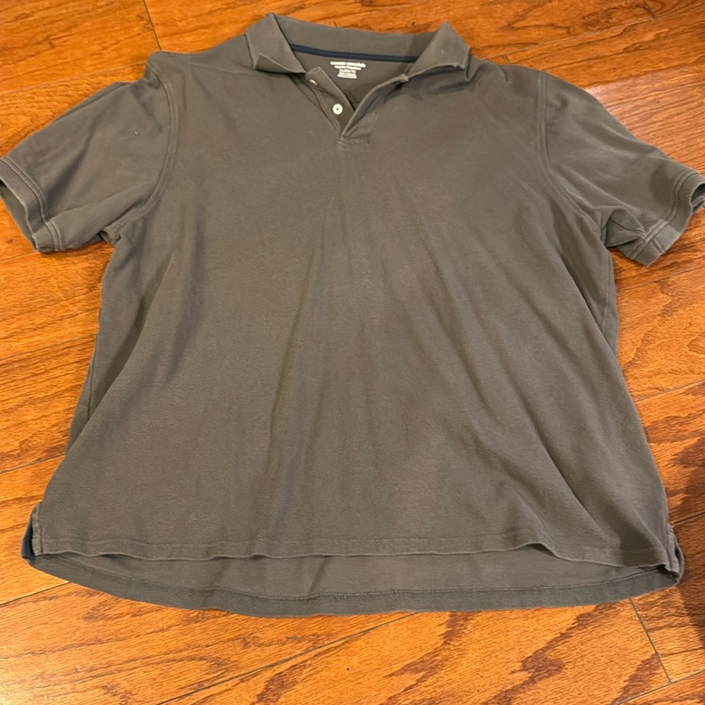 Amazon essentials gray polo